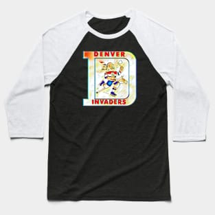 Denver Invaders Hockey Baseball T-Shirt